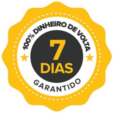 Garantia 7 dias - dinheiro de volta